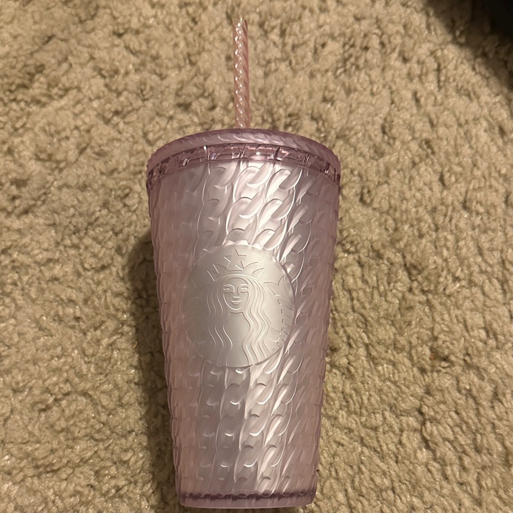 Starbucks Light Pink Textured Cup